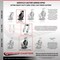 Service Caster 8 Inch Heavy Duty Semi Steel Cast Iron Caster Set with Swivel Locks, 4PK SCC-KP92S830-SSR-BSL-4 - alternate 2